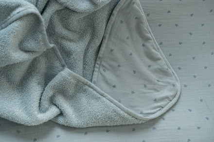 Little Dutch Badcape 75x75 | Pure Denim Blue