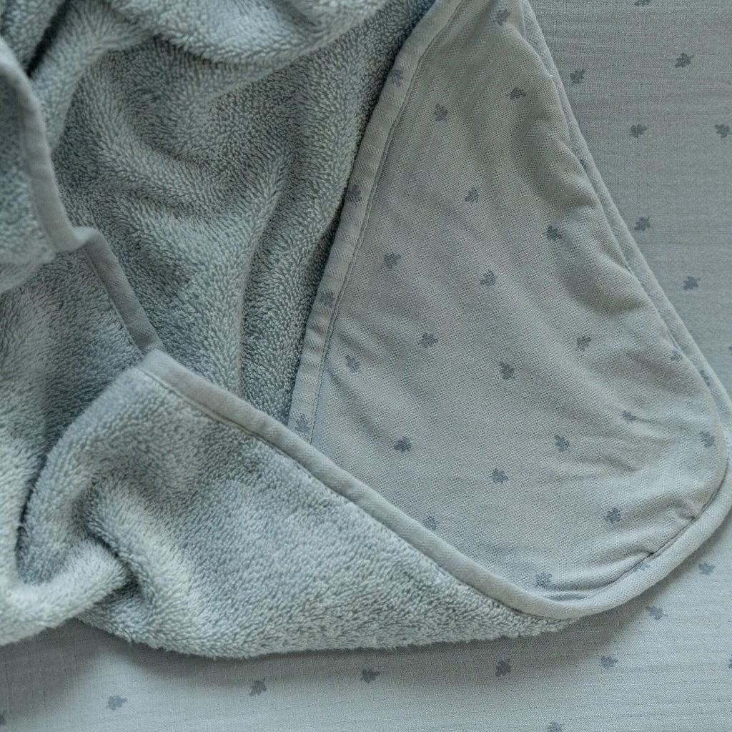 Little Dutch Badcape 100x100 | Pure Denim Blue