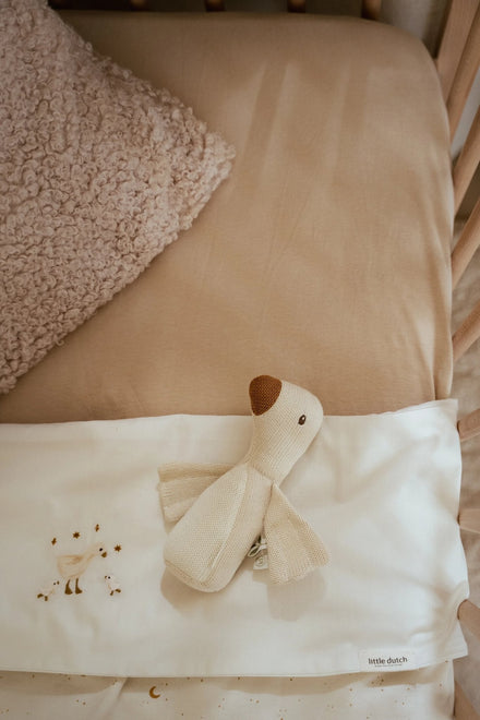 Little Dutch Hoeslaken Ledikant 60x120 | Pure Soft Beige