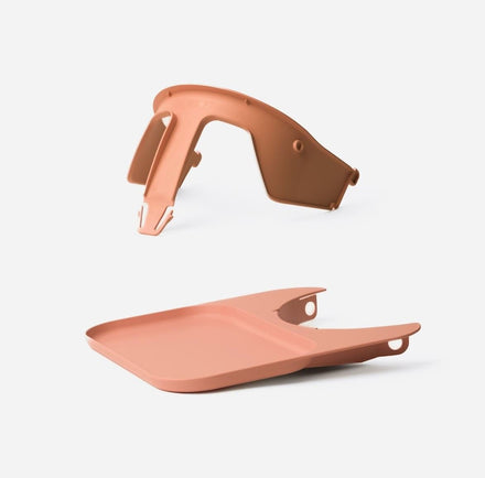 Kaos Klapp Bundel Veiligheidsbeugel & Eetblad Recycled Edition | Terracotta Pink
