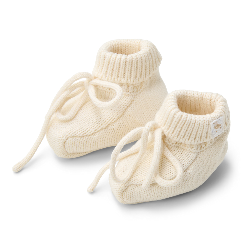 Little Dutch Gebreide Slofjes  | Wit