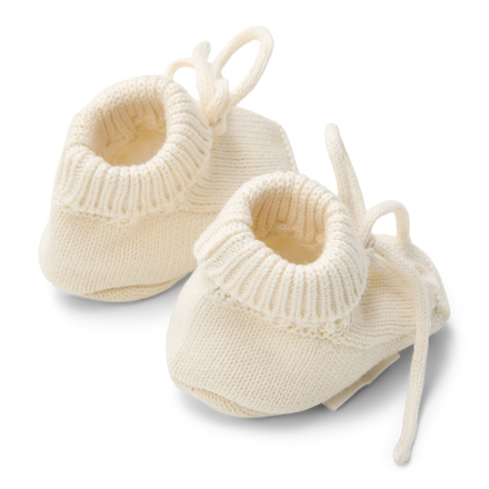 Little Dutch Gebreide Slofjes  | Wit