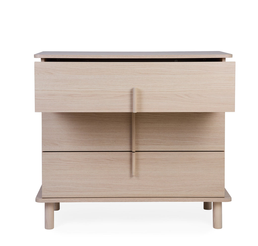 Childhome Nordica Commode 3 Laden Met Verzorgingsunit | Naturel