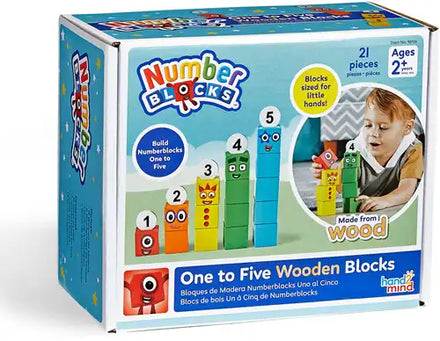 Learning Resources Houten Nummer Blokken | 1 tot 5