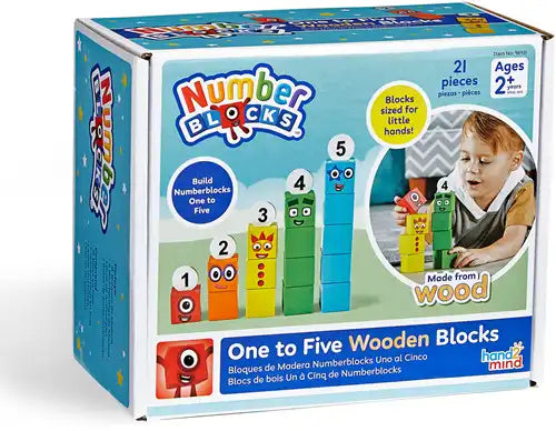 Learning Resources Houten Nummer Blokken | 1 tot 5