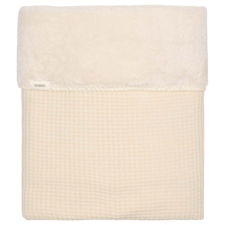 Koeka Ledikantdeken Teddy Malaga 100x150 | Warm White