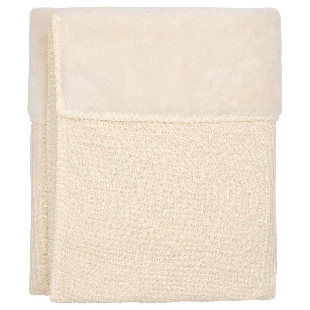 Koeka Ledikantdeken Teddy Malaga 100x150 | Warm White