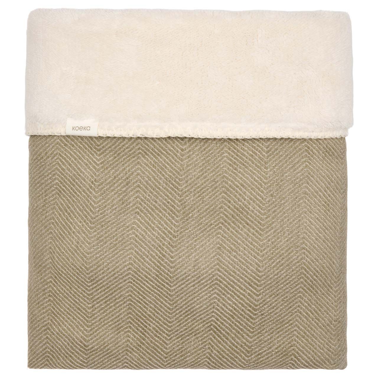 Koeka Ledikantdeken Teddy Montreal 100x150 | Moss