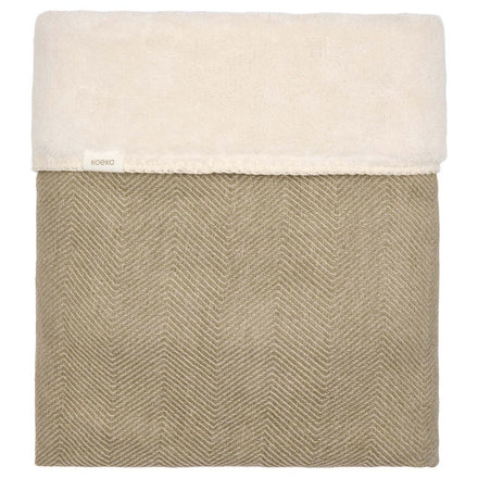 Koeka Ledikantdeken Teddy Montreal 100x150 | Moss