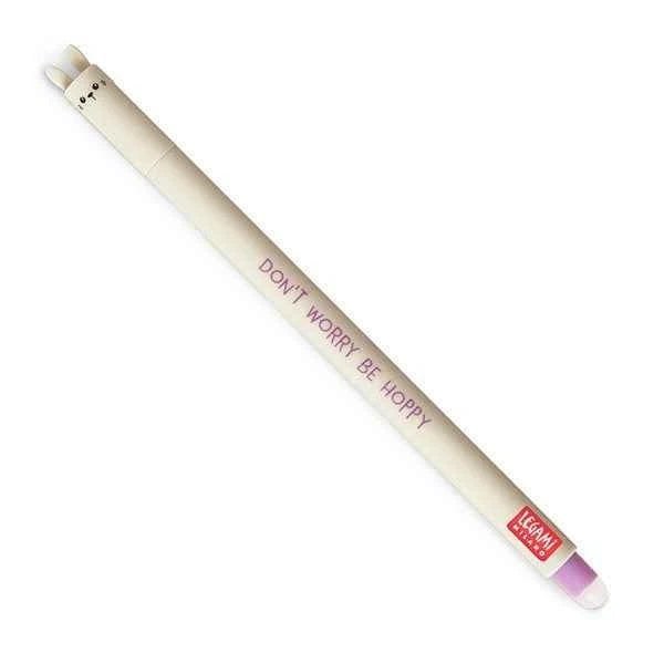 Legami uitwisbare gelpen Bunny met paarse inkt en een fijne schrijfpunt van 0,7 mm