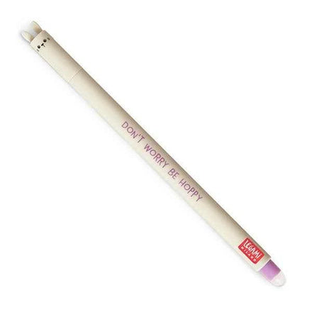 Legami Uitwisbare Erasable Gelpen Bunny 0,7 mm | Paarse Inkt