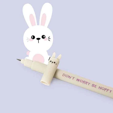 Legami Uitwisbare Erasable Gelpen Bunny 0,7 mm | Paarse Inkt