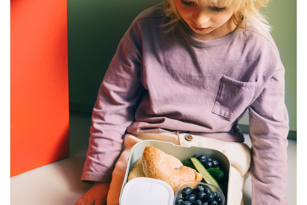 Mepal Bento Lunchbox Met Vakjes en vork | Little Farm