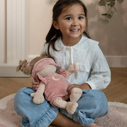 Little Dutch Babypop Met Slaapzak Rosa