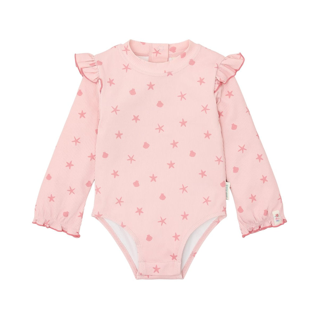 * Little Dutch UV Zwempak Lange Mouwen | Dreamy Seashells