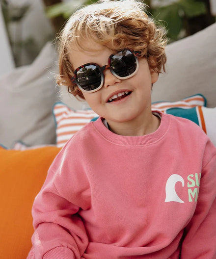 Hello Hossy Zonnebril Koody Craky Cream | 3-5Y