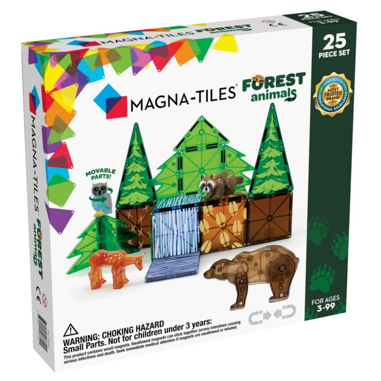 Magna-Tiles Forest Animals | 25-Piece Set