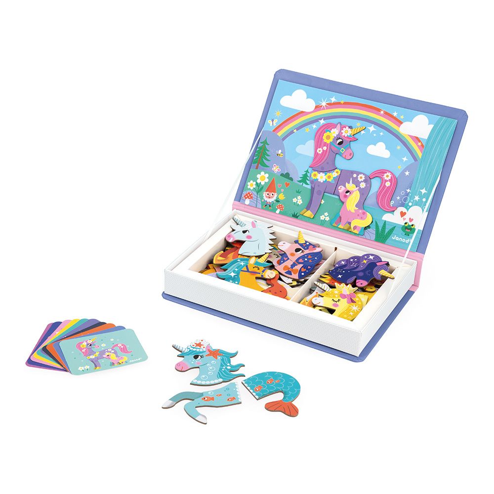 Janod Magneti'Book Meeneem Magneetset | Unicorn