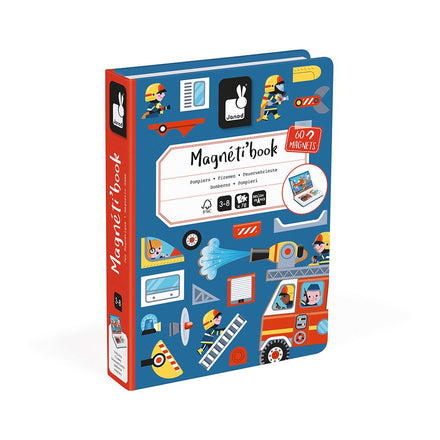 Janod Magneti'Book Meeneem Magneetset | Firefighter