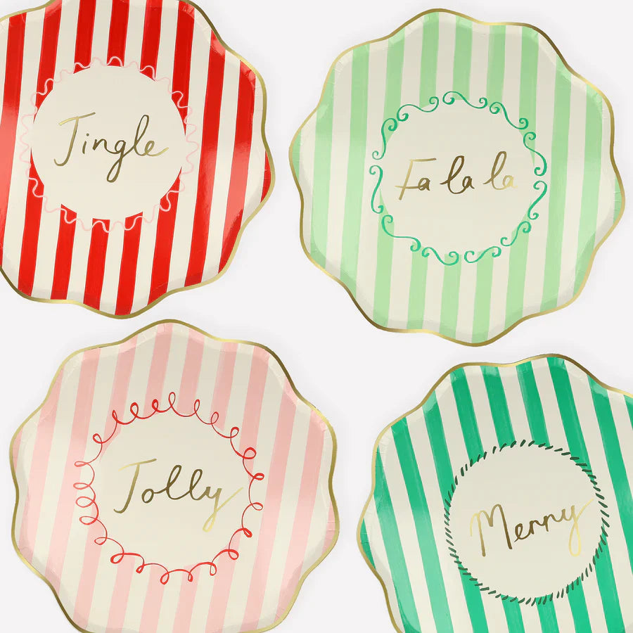 * Meri Meri Striped Dinner Bordjes