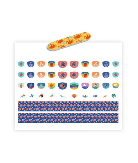 Djeco Nail Stickers Set | Middellandse Zee