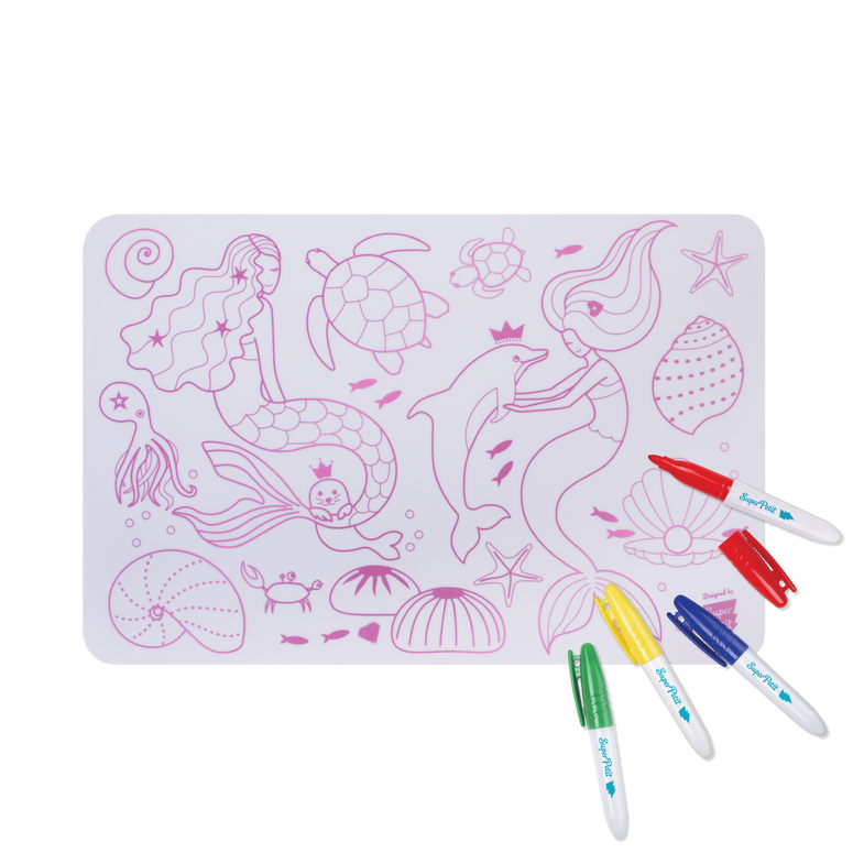 Super Petit Mini Placemat Met Stiften | Mermaid