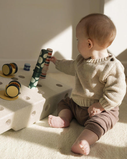 MODU Baby Activity Set | Sand Grey / Honey Yellow