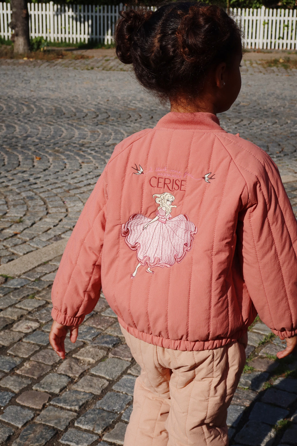 Konges Sløjd Juno Frill Bomber Jas | Canyon Rose