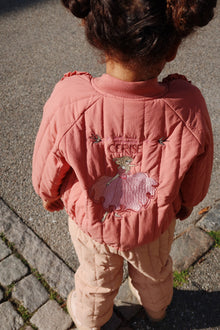 Konges Sløjd Juno Frill Bomber Jas | Canyon Rose