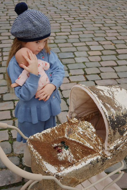 Konges Sløjd Sparkly Poppen Kinderwagen | Cherry