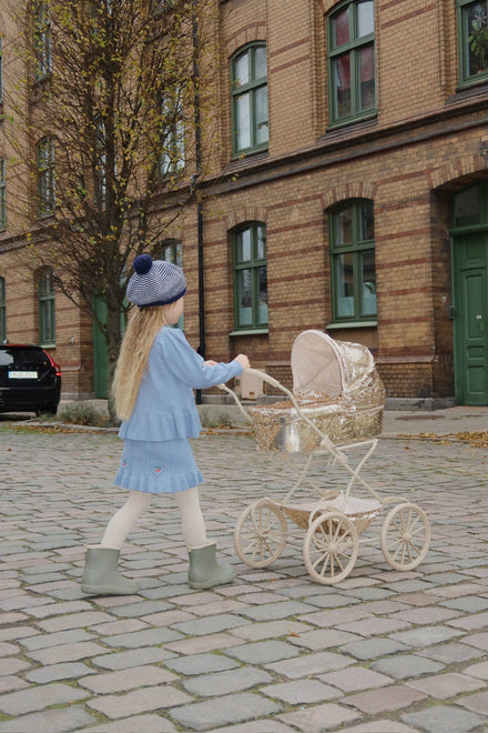 Konges Sløjd Sparkly Poppen Kinderwagen | Cherry