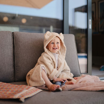 Mushie Badjas 2-4Y Bear Fog