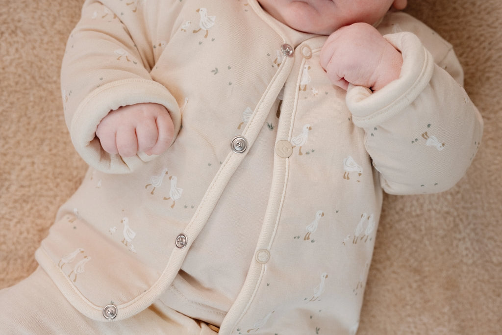 Little Dutch Omkeerbaar Vestje Little Goose | Beige