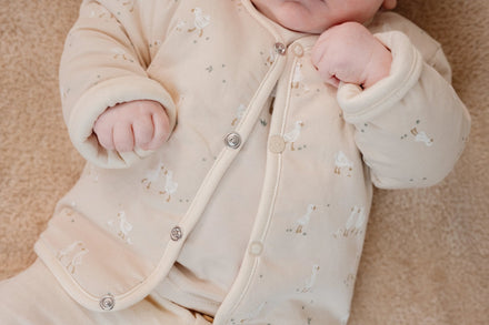 Little Dutch Omkeerbaar Vestje Little Goose | Beige