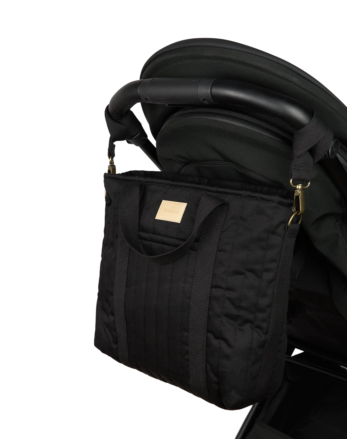 Nobodinoz Hyde Park Waterproof Kinderwagen Rugzak 32x32x14cm | Black*