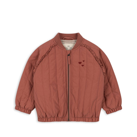 Konges Sløjd Juno Frill Bomber Jas | Canyon Rose