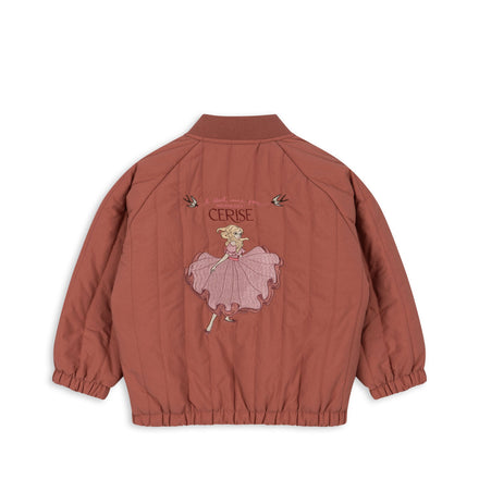 Konges Sløjd Juno Frill Bomber Jas | Canyon Rose