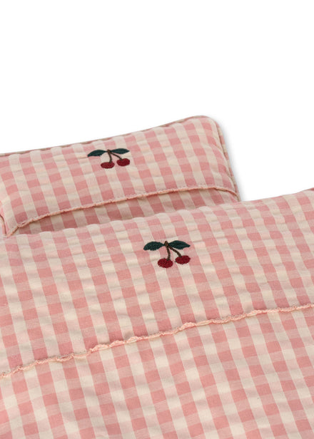 Konges Sløjd Poppen Bedding | Powder Pink Check