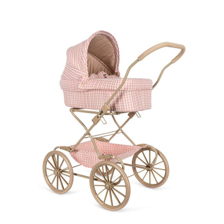 Konges Sløjd Poppenwagen | Powder Pink Check