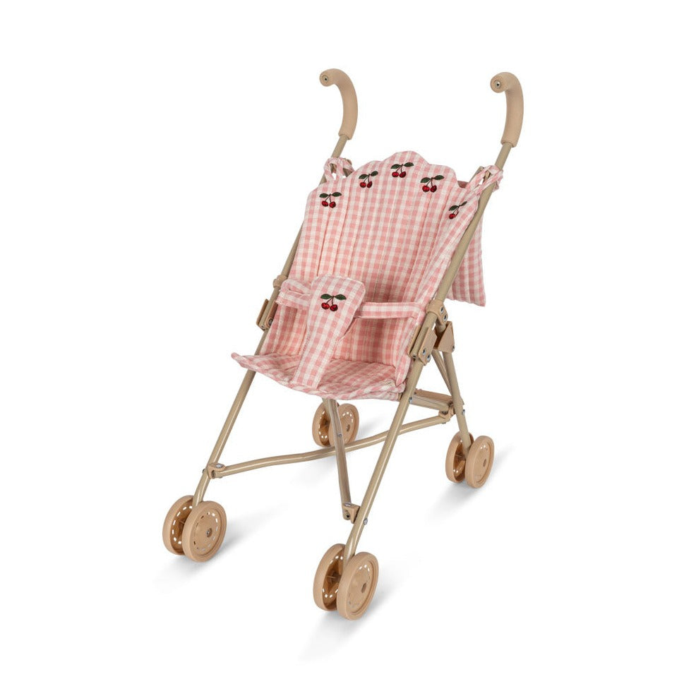 Konges Sløjd Poppen Buggy | Powder Pink Check