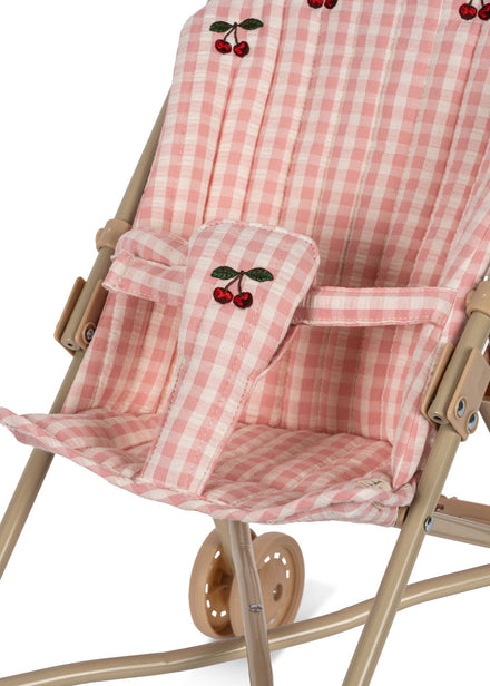 Konges Sløjd Poppen Buggy | Powder Pink Check