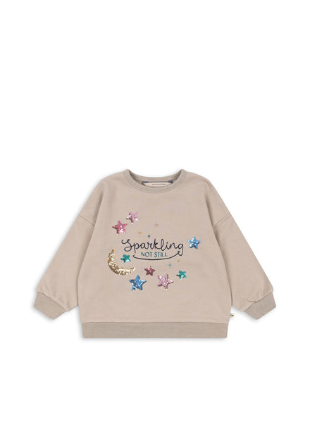 Konges Sløjd Lou Sequin Sweat Shirt Ocs | French Oak