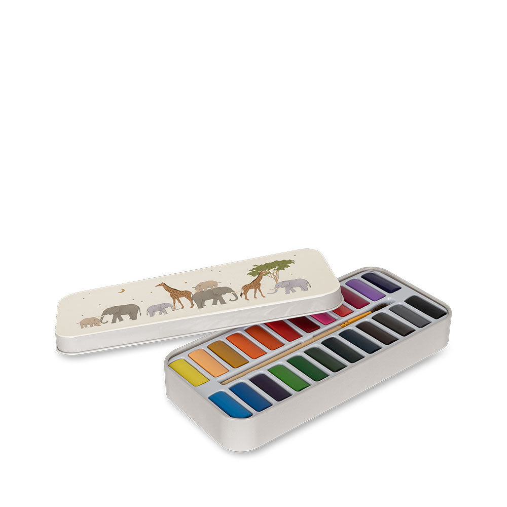 Konges Sløjd Water Colors Tin Box | Safari