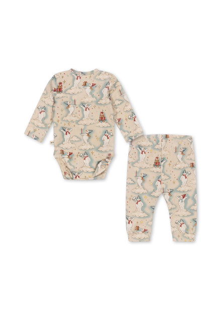 Konges Sløjd Basic Newborn Set Pyjama | Let It Snow