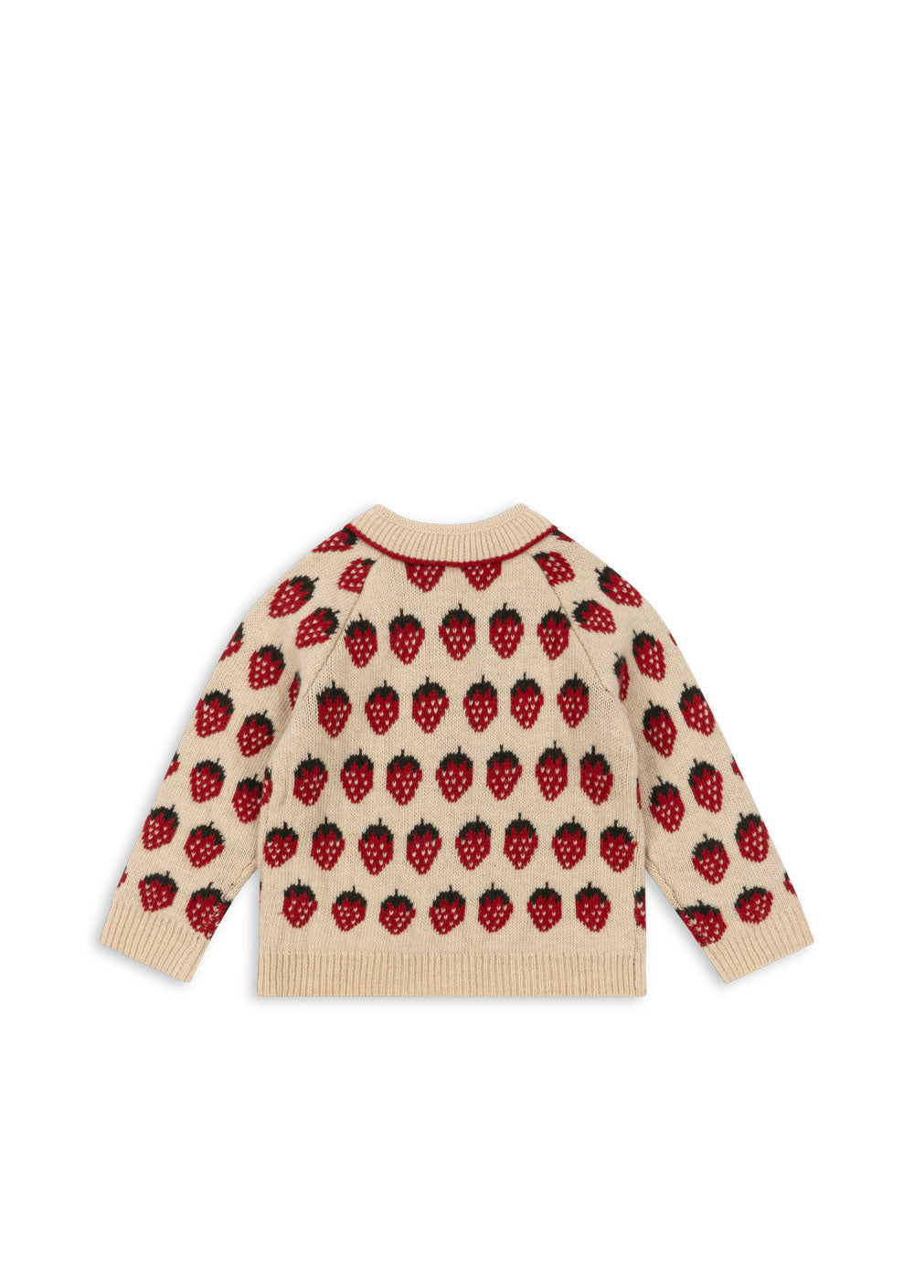 Konges Sløjd Belou Knit Collar Cardigan | Strawberry