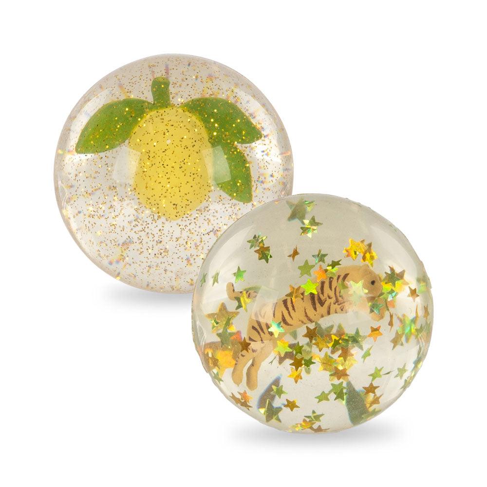 Konges Sløjd Bouncing Ball Sets | Lemon/Tiger