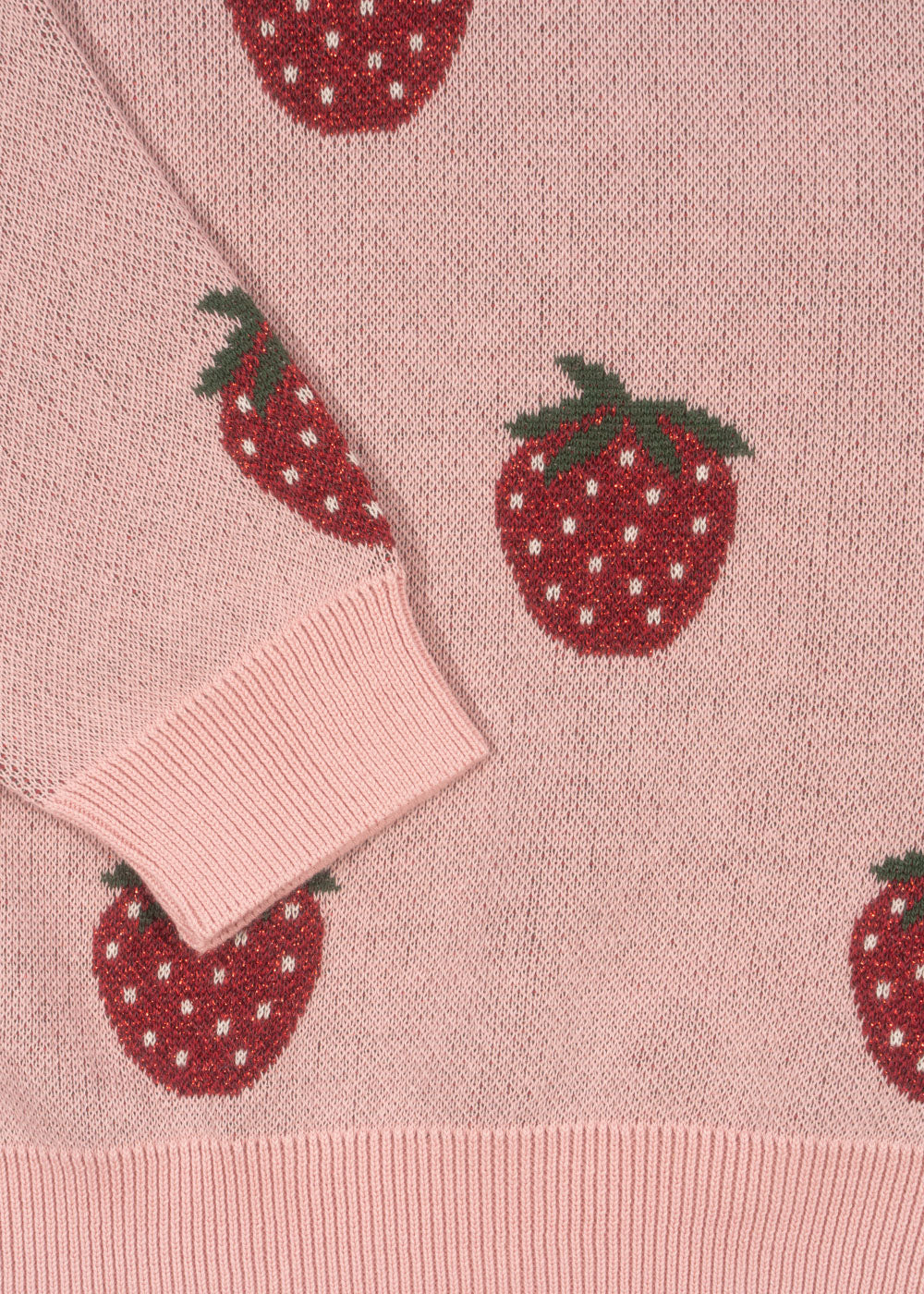 Konges Sløjd Lapis Lurex Knit Blouse | Strawberry