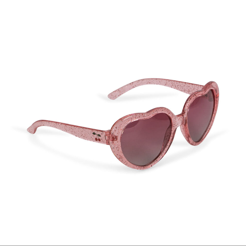Konges Sløjd Zonnebril Junior Heart | Cherry Glitter