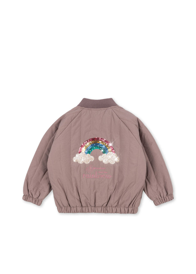 Konges Sløjd Juno Sequin Bomber Winterjas | Twilight Mauve