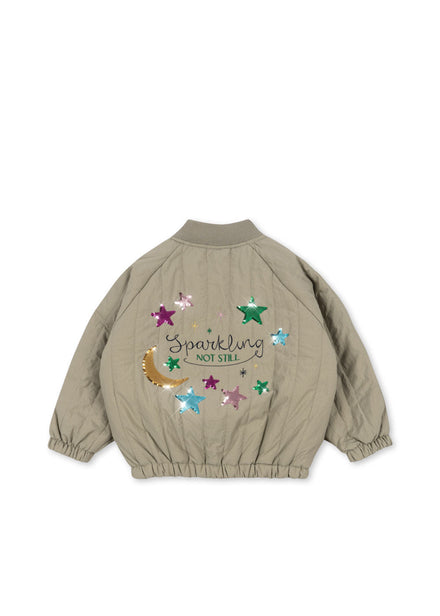 Konges Sløjd Juno Sequin Bomber Winterjas | Laurel Oak